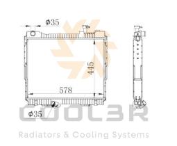 COOL3R 1873327 - RAD. NISSAN PATROL 2.8 TD