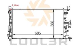 COOL3R 1885130 - RAD. RENAULT/DACIA CAPTUR / DUSTER / CLIO 1.2 TCE / 1.5 DCI