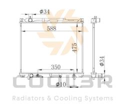 COOL3R 1886038 - RAD. DACIA DUSTER 1.5 DCI ( 17-24 ).