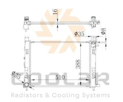 COOL3R 1885072 - RAD. ISUZU ELF (06-).