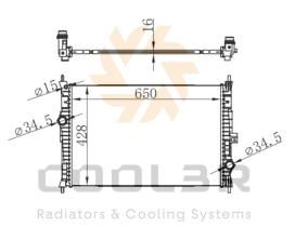 COOL3R 1888062 - RAD. SUZUKI GRAND VITARA 2.0 HDI 01- ( AUT ).
