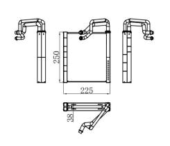 COOL3R 1885001 - EVAP. MERCEDES-BENZ CLASE E (W210)