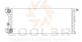 COOL3R 103004084 - RADIADOR FIAT PANDA/AUTOBIANCHI Y10