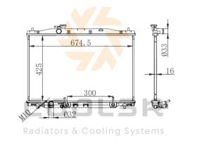 COOL3R 1874270 - RAD. HONDA LOGO 1.3 (97-04) AUT.