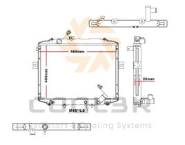 COOL3R 1421219 - RAD. HYUNDAI MATRIX (FC) 1.5 CRDi
