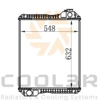 COOL3R 1862231 - RAD. TRACTOR / GENERADOR KUBOTA - YANMAR - KOBELCO - ISKEI