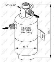NRF 33170 - FILTROS DESHIDRATANTES DESHIDRATADO