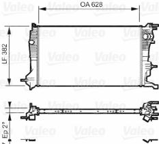 VALEO 735185 - RAD. OPEL ASTRA G 1.2 1.6v / 1.4 1.6v (98-07)