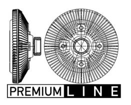 MAHLE CFC209000P - Embrague Ventilador TOYOTA LAND CRUISER 70 3.0 TD (93-96)