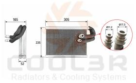 COOL3R 1013K1P81 - EVAP. GRUPO VAG ( V.MOD ) 21-