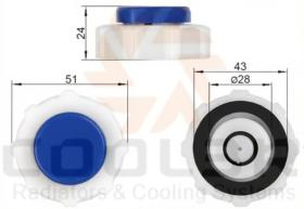COOL3R 10A2647 - TAPON, Radiador ( Varios Mod. ) 0,9 bar