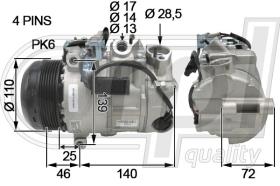 RPL APCOMB5065 - COMP.MERCEDES-BENZ ( V.MOD ) ORIG. SANDEN