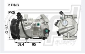 RPL APCOKI5029 - COMP. FIAT 500L