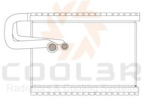 COOL3R 105712P81S - EVAP. CITROEN C3-C4-DS / OPEL CROSSLAND