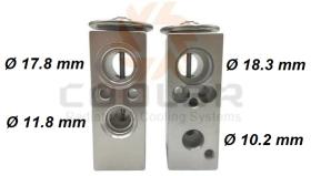 COOL3R 102820KZ1 - VALV. EXP. RENAULT KOLEOS (Y) 2.0 DCI (08-)