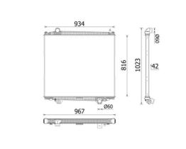MAHLE CR2723000P - RAD. GRUPO VAG ( IBIZA IV, A1, RAPID ) 13-15