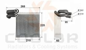COOL3R 102707P81 - EVAP. CHEVROLET AVEO (T250) (06-11).