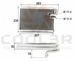 COOL3R 1058X1P81 - EVAP. Peugeot 308 13-