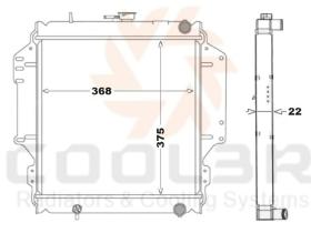 COOL3R 107408081 - RAD. SUZUKI VITARA 88-05 / X-90 95-98