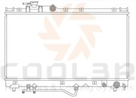 COOL3R 108156082 - RAD. TOYOTA PREVIA, 90-00 A/T