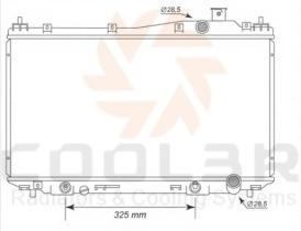 COOL3R 103825082 - RAD. HONDA CIVIC HB 1.6 (01-05)