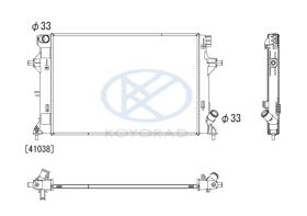 KOYO PL823644 - RAD. KIA CEED (07-) / MAZDA Proceed (07).