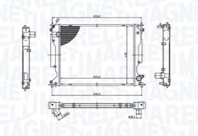 MAGNETI MARELLI BM2124 - RAD. BMW 2 / X1 - MINI.