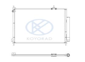 KOYO CD080773 - COND. HONDA CR-V 2.0 / 2.4 (12-18 ).