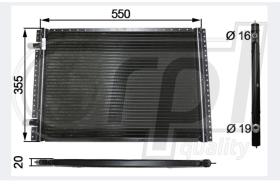 RPL APCDUL5033 - COND. TOYOTA HILUX 2.4D-2.8D 15- RQ