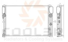 COOL3R 105016085 - RAD. MERCEDES E-KLASSE (W211) (02-09) 3.2 CDI