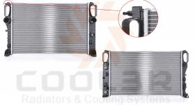 COOL3R 105016085 - RAD. MERCEDES E-KLASSE (W211) (02-09) 3.2 CDI