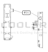 COOL3R 08TOY0177 - TANKET. DER. FORKLIFT TOYOTA / KOMATSU ( 445 X 86)
