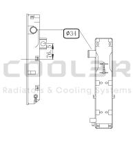 COOL3R 08TOY0174 - DEP. IZQ. TOYOTA FORKLIFT / KOMATSU LIFT ( 465 X 68.8 )