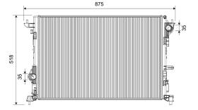 VALEO 701479 - RAD. NISSAN QASHQAI III (J12) 1.3 DIG-T   04.2021-