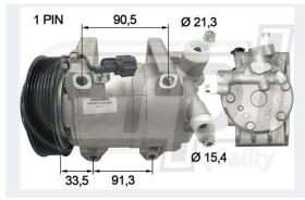RPL APCONI5046 - COMP. NISSAN QASHQAI - MEGANE III ( GAMA ORIGINAL )