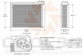 COOL3R 108114P81 - EVAP. TOYOTA AURIS 07-12 / RAV4 06-13