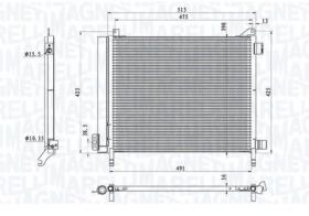 MAGNETI MARELLI BC793 - COND. BMW 19- / MINI 15-