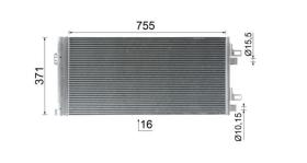 MAHLE AC1122000P - COND. RENAULT MEGANE IV 1.2/1.6/2.0/1.5 DCI/1.6DCI 15- / SCE