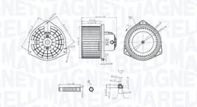 MAGNETI MARELLI MTE765AX - VENT. HABIT. IVECO DAILY VI