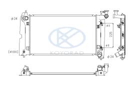 KOYO PL011605 - RAD. LEXUS GS300 09/93-10/97 AUT.