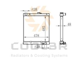 COOL3R 1890027 - RAD. TATA Indica 1.4D 03-