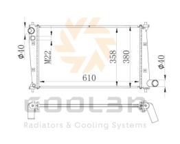 COOL3R 1890002 - RAD. GRUPO PSA ( 308 / 3008 / C4 ) 14-.