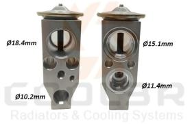 COOL3R 102707KZ2 - VALV. EXP. CHEVROLET AVEO (T250) 06-11 / KALOS 03-06