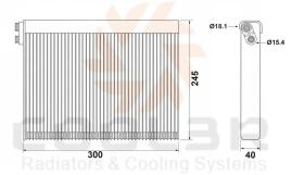 COOL3R 104332P81 - EVAP. KIA CARENS (RP) 13-22