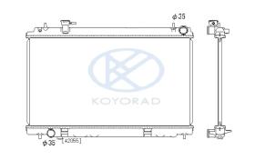 KOYO PL021568 - RAD. NISSAN PICK UP D22 ( QD32 ) 97-.