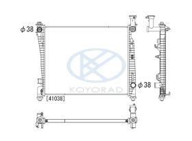 KOYO PL332572 - RAD. Journey 2.0 CRD* / Freemont 2.0 JTDM 03/08-. 4WD.